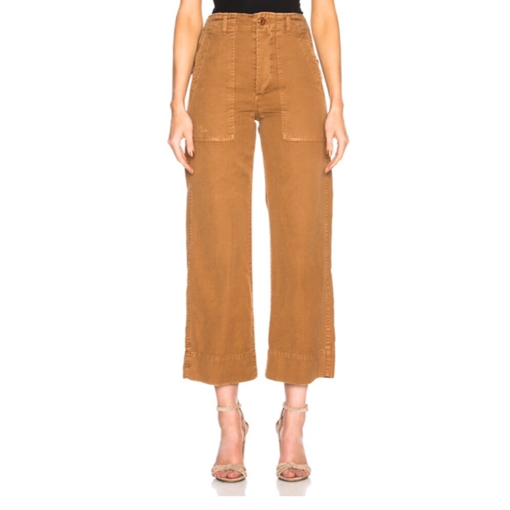 Amo Army Wide Leg in Tobacco